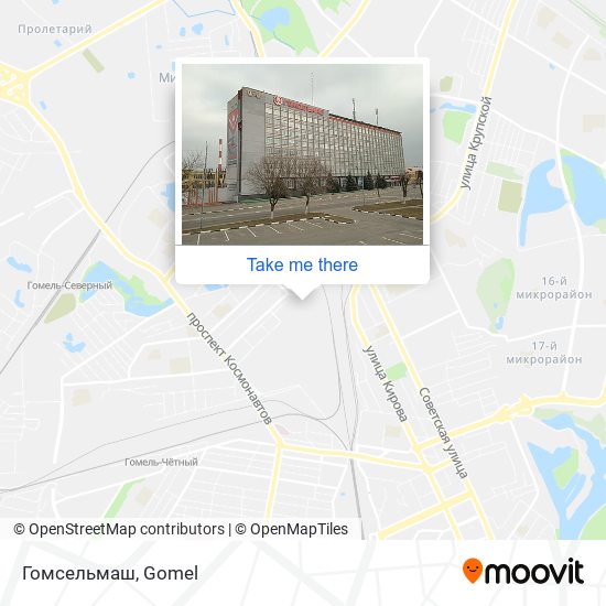Гомсельмаш map
