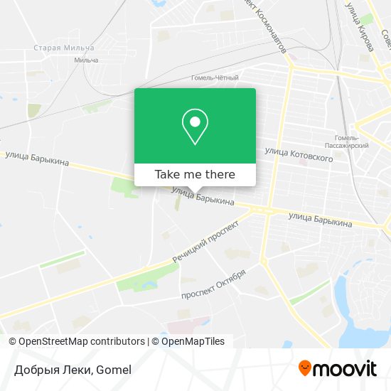 Добрыя Леки map