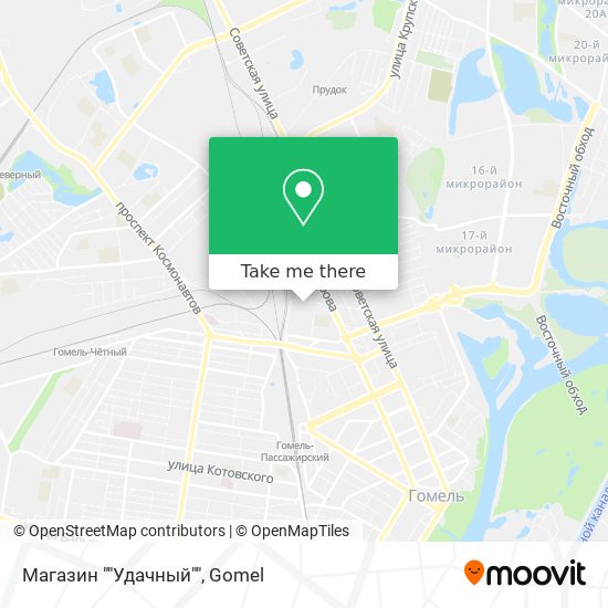 Магазин ""Удачный"" map
