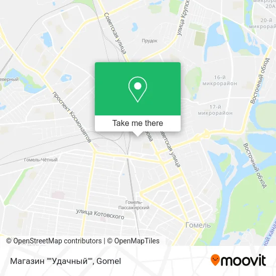 Магазин ""Удачный"" map