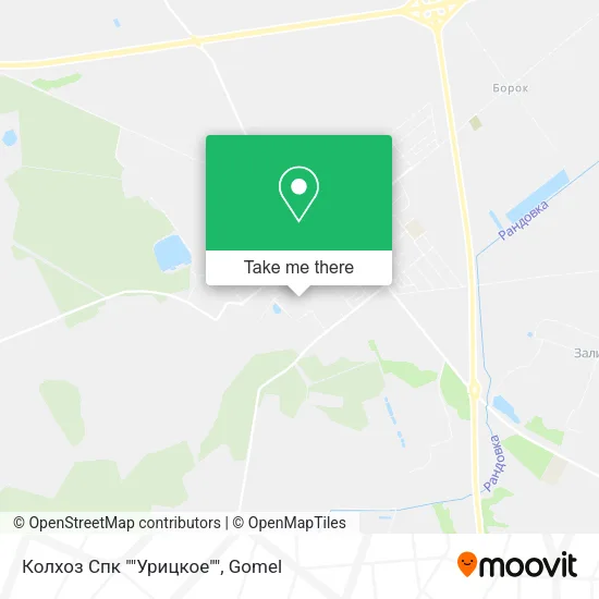 Колхоз Спк ""Урицкое"" map