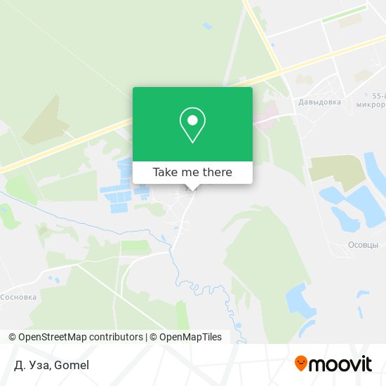 Д. Уза map
