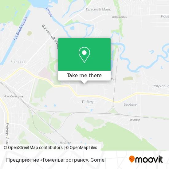 Предприятие «Гомельагротранс» map