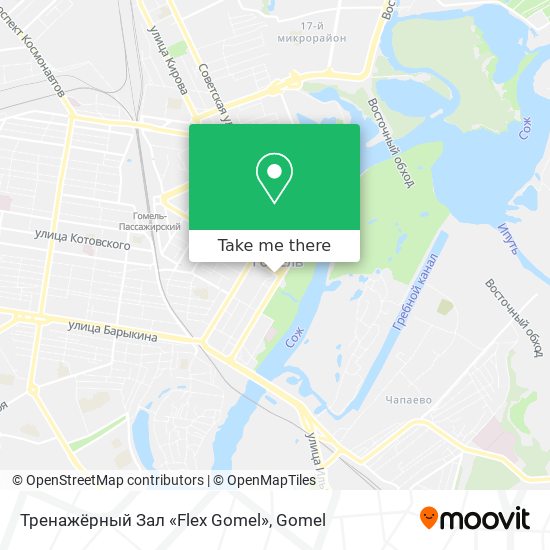 Тренажёрный Зал «Flex Gomel» map