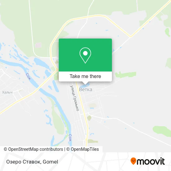 Озеро Ставок map