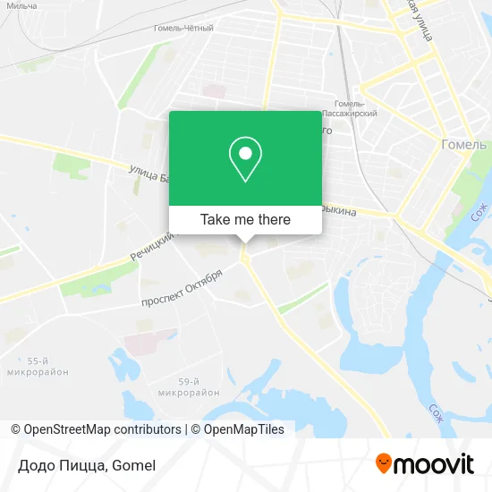 Додо Пицца map