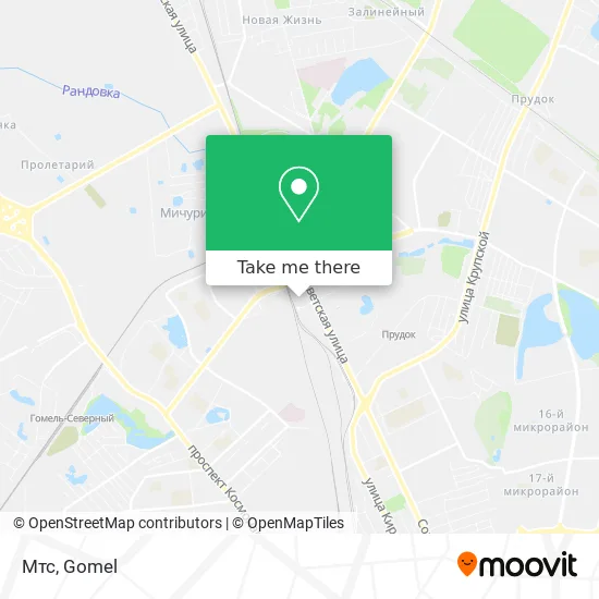 Мтс map