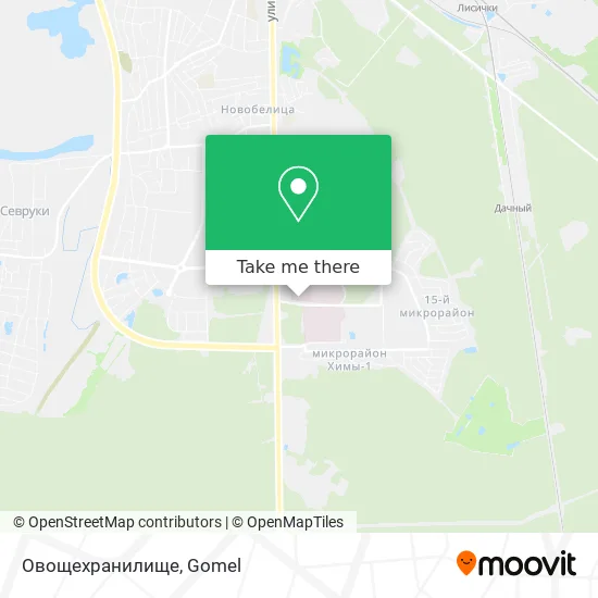 Овощехранилище map