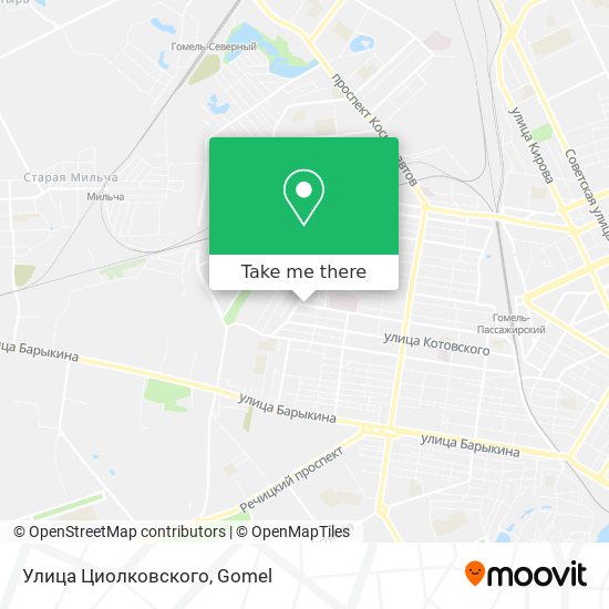 Улица Циолковского map
