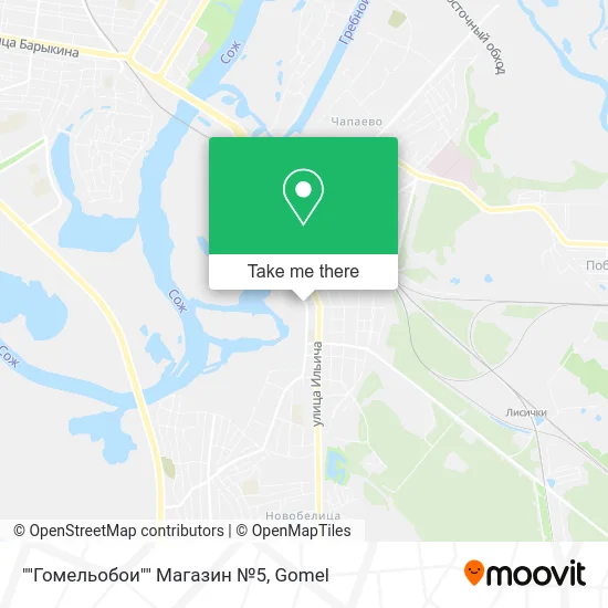 ""Гомельобои"" Магазин №5 map