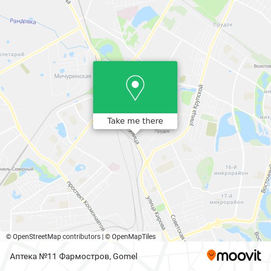 Аптека №11 Фармостров map