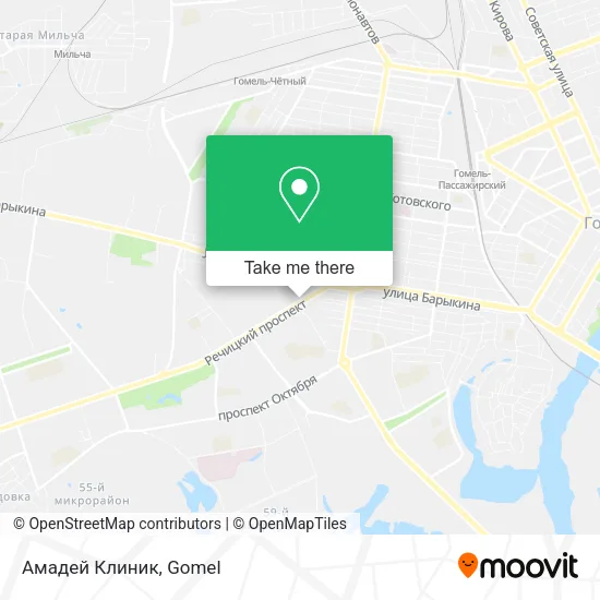 Амадей Клиник map