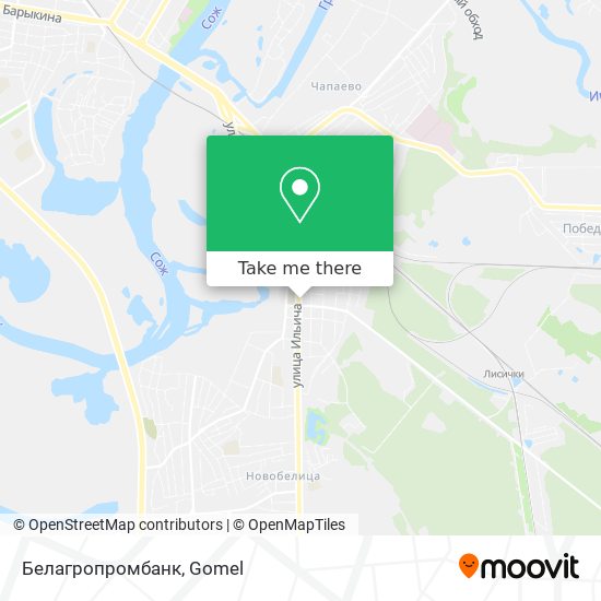 Белагропромбанк map