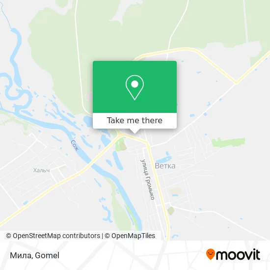Мила map