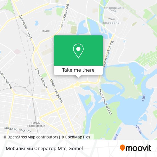 Мобильный Оператор Мтс map