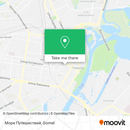 Море Путешествий map