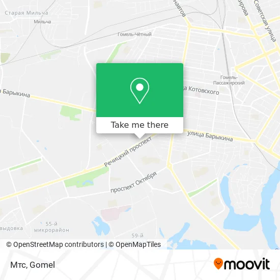 Мтс map