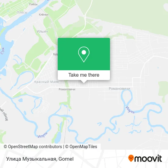 Улица Музыкальная map