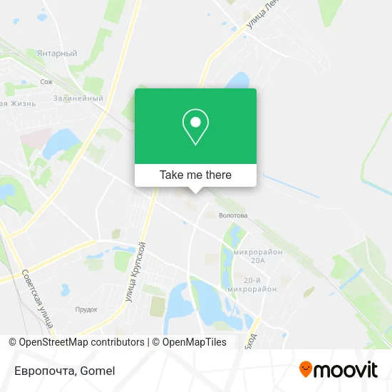 Европочта map