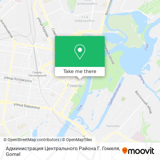 Администрация Центрального Района Г. Гомеля map