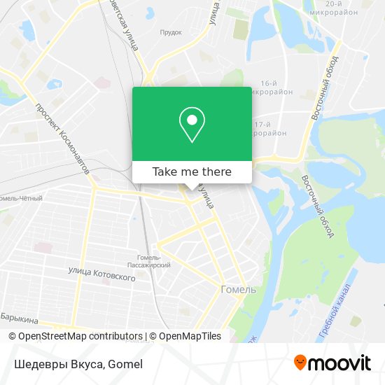 Шедевры Вкуса map