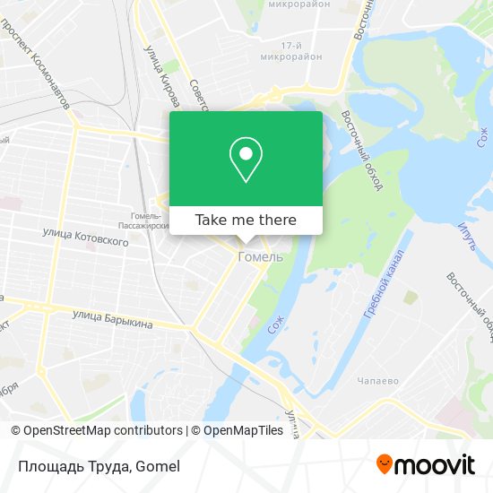 Площадь Труда map