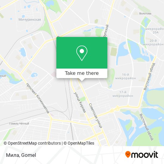 Мила map