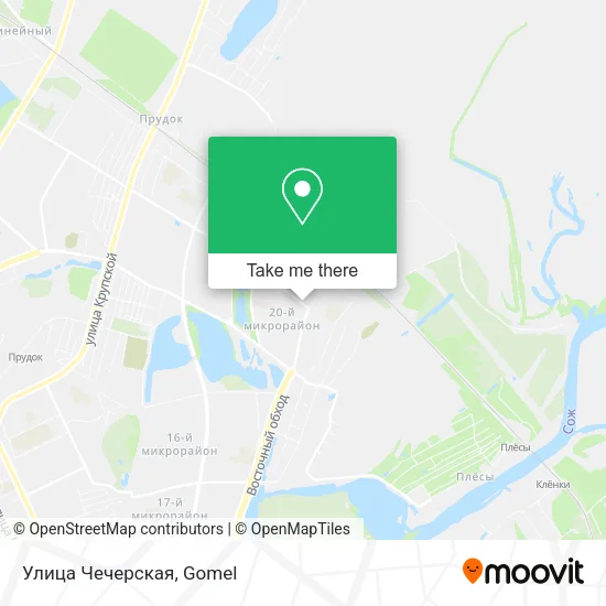 Улица Чечерская map