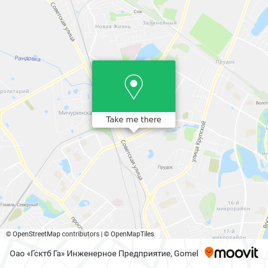 Оао «Гсктб Га» Инженерное Предприятие map