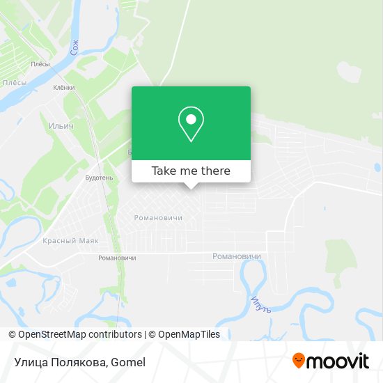 Улица Полякова map