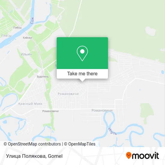 Улица Полякова map