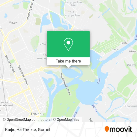 Кафе На Пляже map