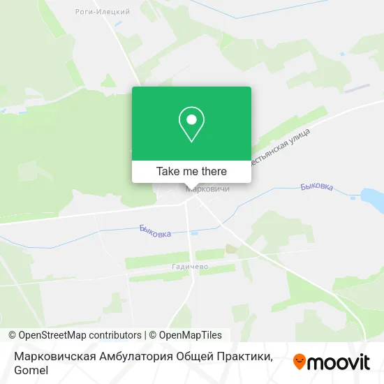 Марковичская Амбулатория Общей Практики map