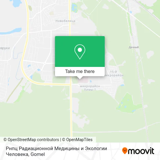 Рнпц Радиационной Медицины и Экологии Человека map