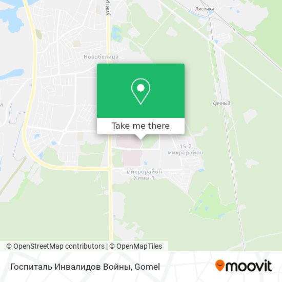 Госпиталь Инвалидов Войны map