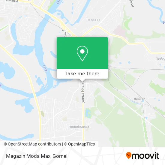 Magazin Moda Max map