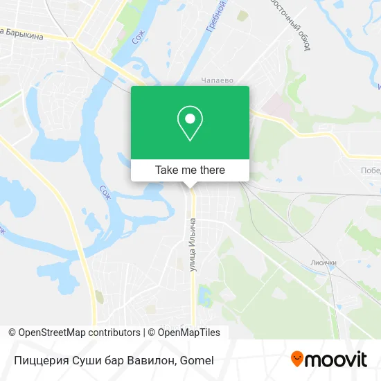 Пиццерия Суши бар Вавилон map