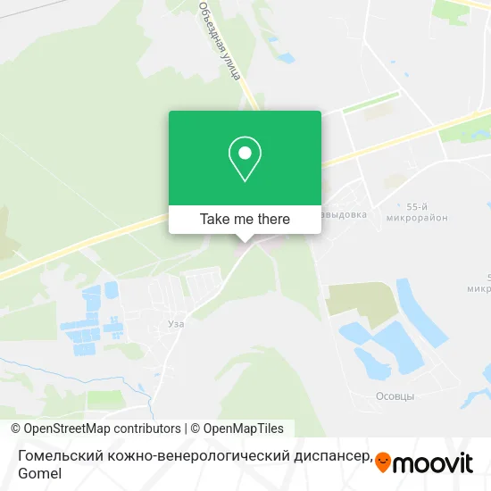 Гомельский кожно-венерологический диспансер map