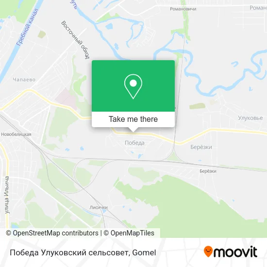 Победа Улуковский сельсовет map