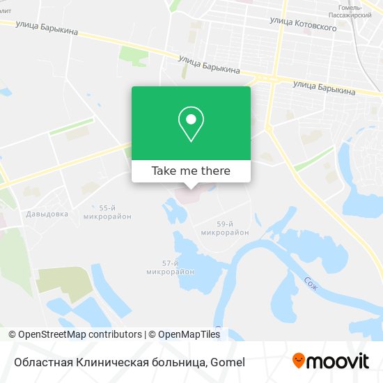 Областная Клиническая больница map