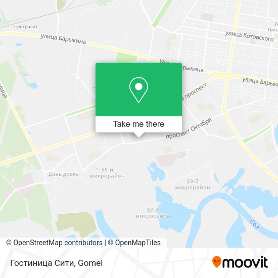 Гостиница Сити map
