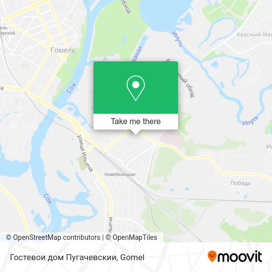 Гостевои дом Пугачевскии map