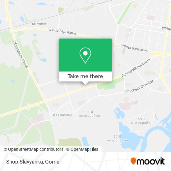 Shop Slavyanka map