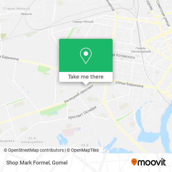 Shop Mark Formel map