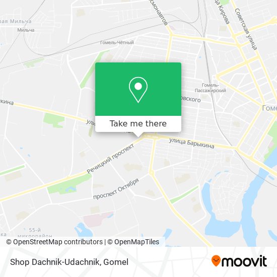 Shop Dachnik-Udachnik map