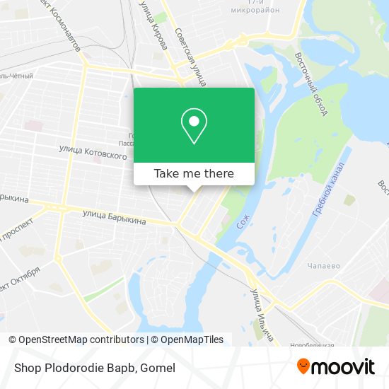 Shop Plodorodie Bapb map