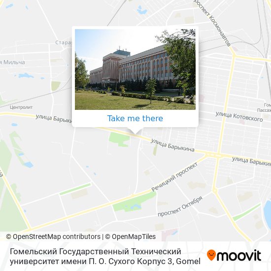 Гомельский Государственный Технический университет имени П. О. Сухого Корпус 3 map