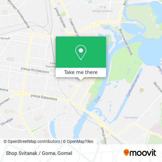 Shop Svitanak / Gome map