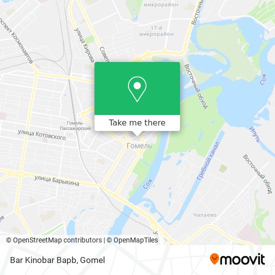 Bar Kinobar Bapb map