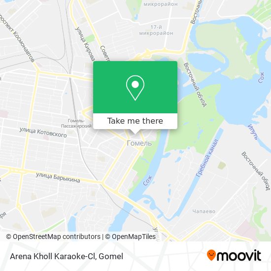 Arena Kholl Karaoke-Cl map